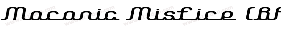 Moronic Misfire (BRK)字体转换